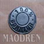 Label 100% bonheur - Argent
