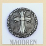 Badge croix - argent